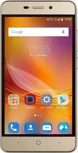 Смартфон ZTE Blade X3 золотой