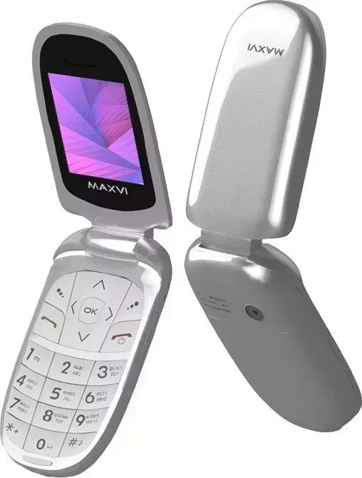 Мобильный телефон MAXVI E1 SILVER
