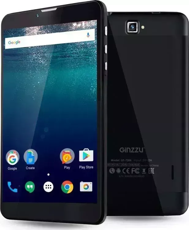Планшет GINZZU GT-7205 Black