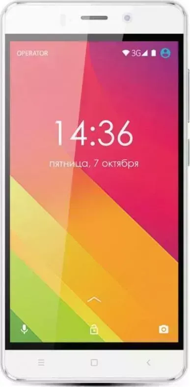 Смартфон GINZZU S5120 белый