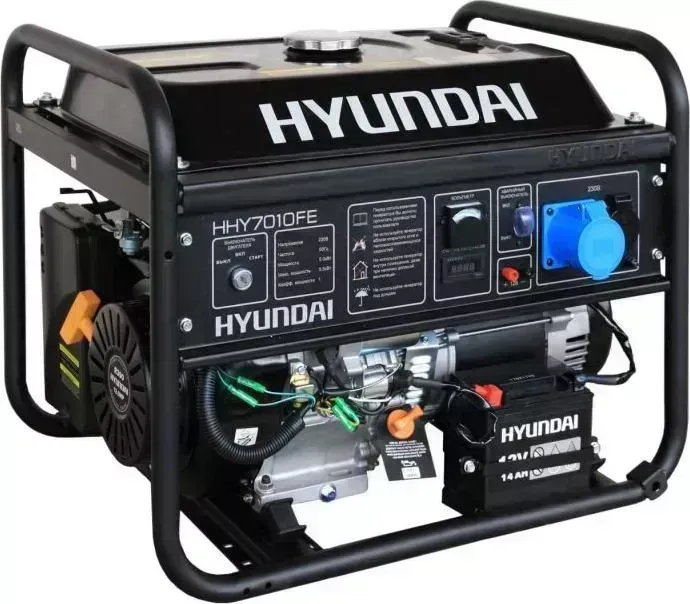 Генератор HYUNDAI Электрогенератор HHY 7010FE ATS