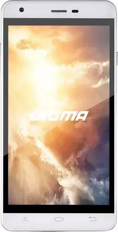 Смартфон DIGMA VOX S501 белый (+ Navitel)