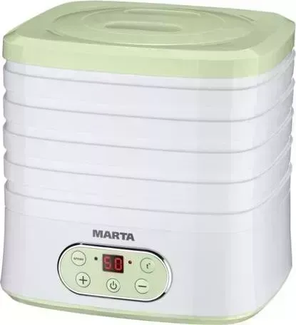 Сушилка для овощей и фруктов MARTA продуктов MT-1944 зеленый нефрит
