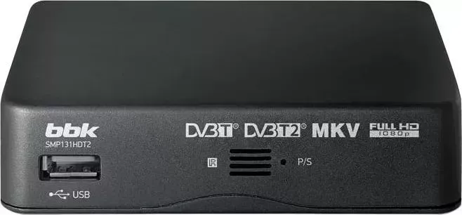 Ресивер цифровой BBK SMP131HDT2 черный