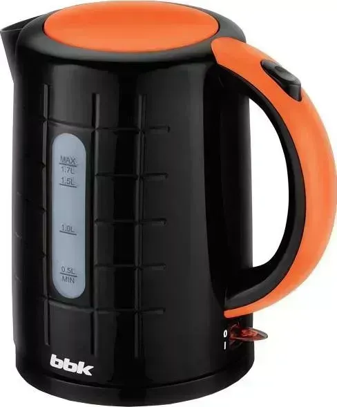 Чайник электрический BBK EK1703P черный/оранжевый