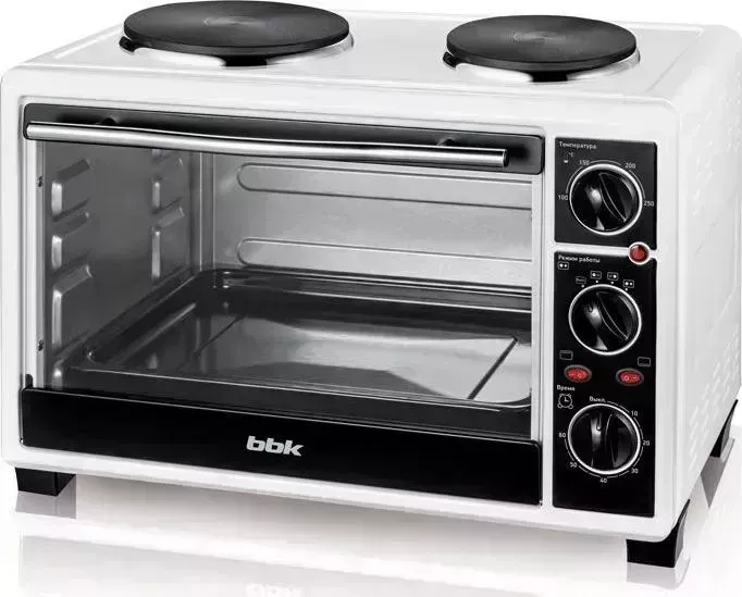 Мини-печь BBK OE2654M-2P белый/черный