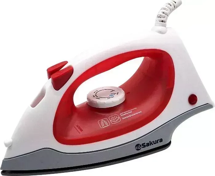 Утюг SAKURA SA-3048NR белый/красный