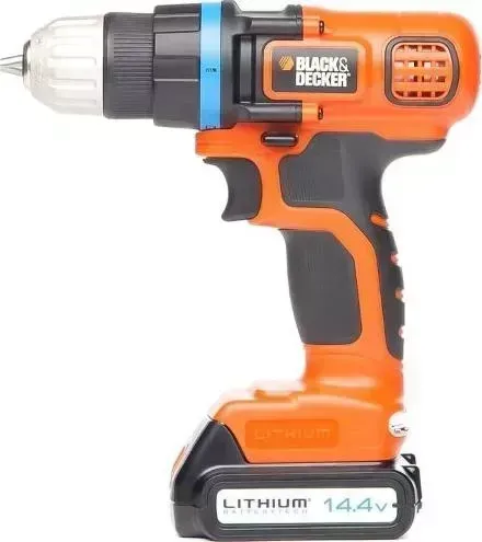 Дрель аккумуляторная BLACK&DECKER Black+Decker EGBL14KB-QW