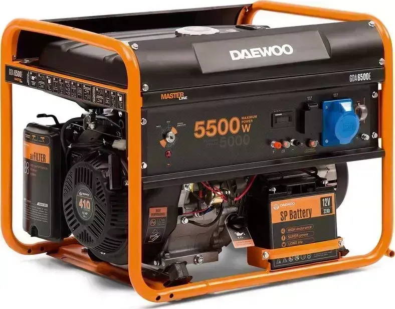 Генератор Daewoo Power Products Электрогенератор GDA 6500E