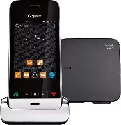 Радиотелефон Gigaset SL930A (серебристый)