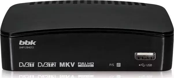 Ресивер цифровой BBK Цифровой SMP129HDT2 черный