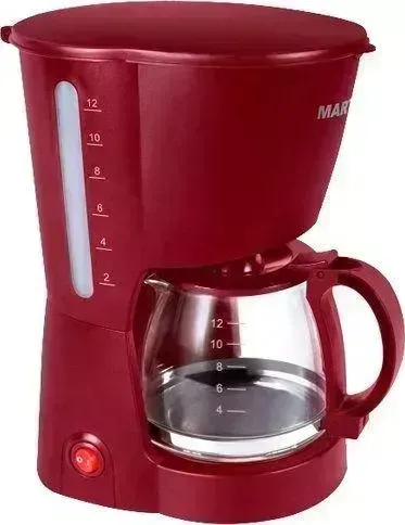 Кофеварка MARTA MT-2113 красный гранат