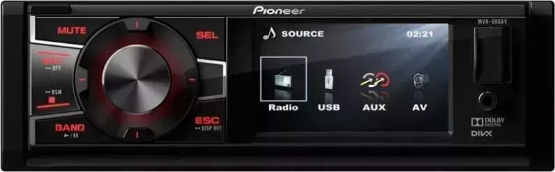 Автомагнитола PIONEER MVH-580AV
