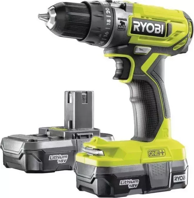 Дрель аккумуляторная RYOBI R18PD2-213G