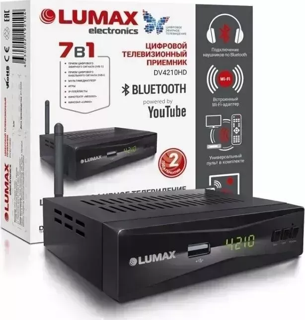 Ресивер цифровой Lumax DV4210HD