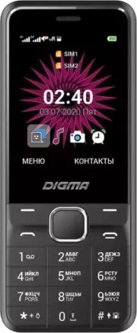 Смартфон DIGMA Linx A241 32Mb черный
