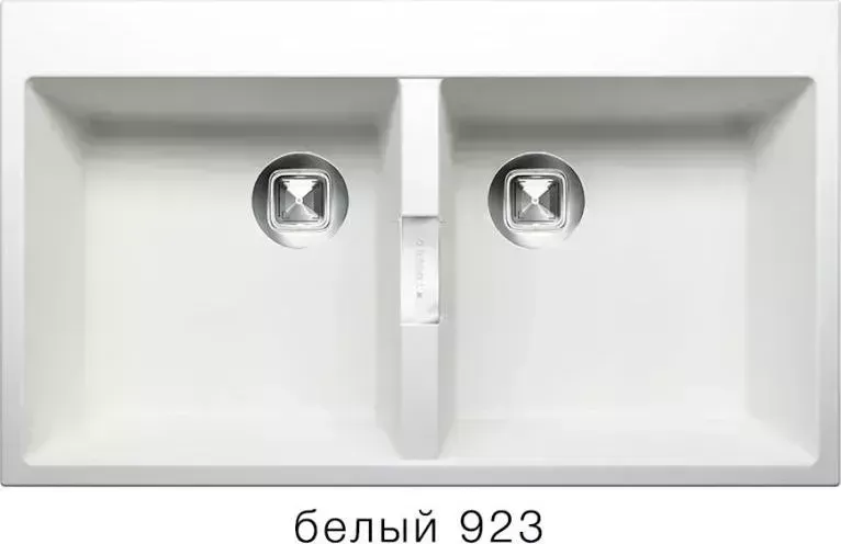 Мойка кухонная TOLERO TL-862 белый (N923)