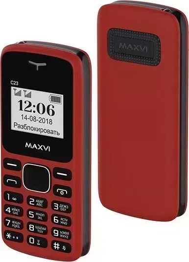 Смартфон MAXVI C23 RED-BLACK