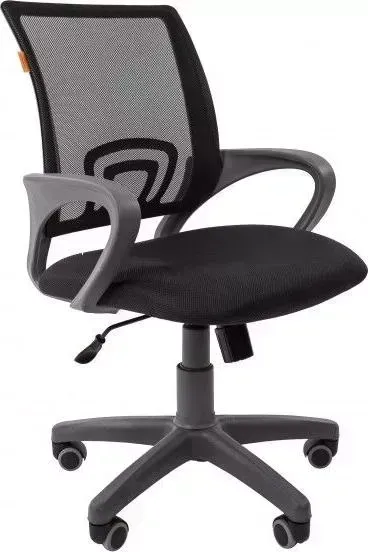 Кресло офисное CHAIRMAN 696 серый пластик TW-12/TW-01 черный