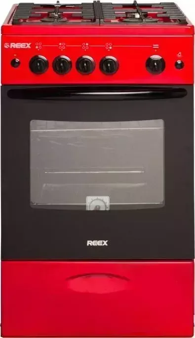 Плита газовая  REEX CG-54297 eRd красный