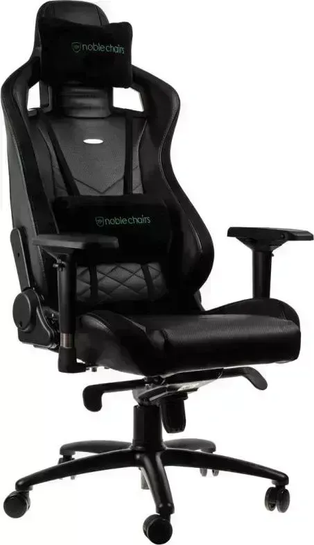 Кресло  Noblechairs EPIC PU Leather / black/green (NBL-PU-GRN-002)