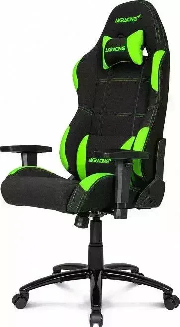 Кресло  AKRacing K7012 black/green (AK-7012-BG)
