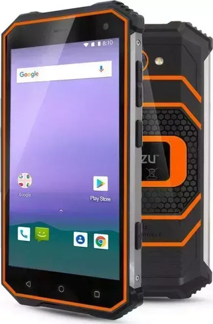 Смартфон GINZZU RS8502 черный/оранжевый
