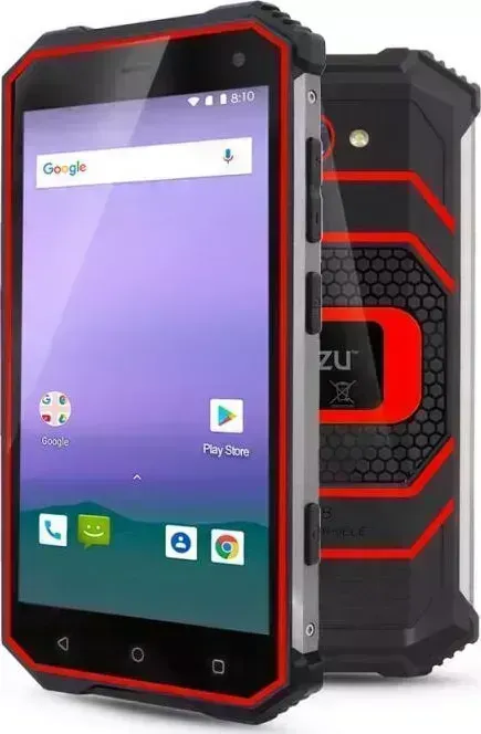 Смартфон GINZZU RS8502 черный/красный