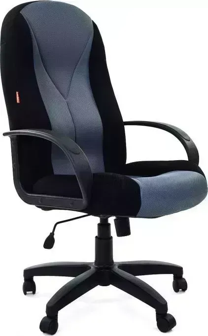 Кресло офисное CHAIRMAN 785 TW-11 черный + TW-12 серый N