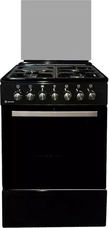 Плита газовая LUXE De 606031.12гэ 003 (стеклянная крышка) реш.чугун