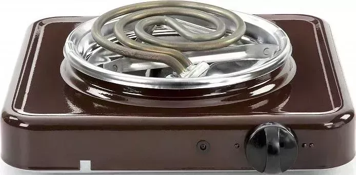 Настольная плита  Zencha Pskova-1 ЭПТ1-1,0/220 Коричневая