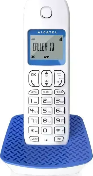 Радиотелефон ALCATEL E132 white/blue