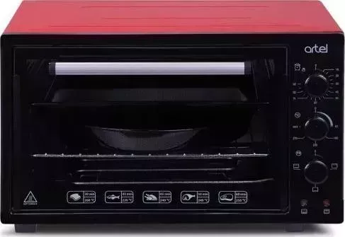 Мини-печь MD Artel 3618L черно-красная