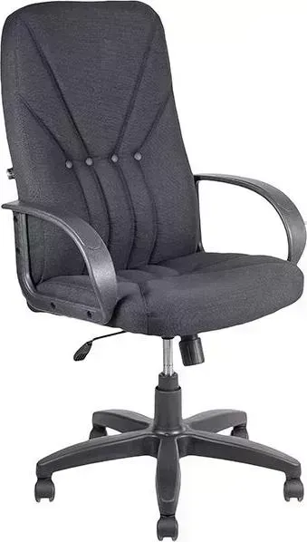 Кресло офисное Алвест AV 101 PL (727) МК Мозес ткань 418 черная