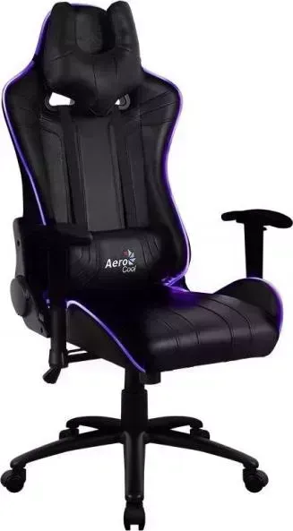 Кресло офисное AEROCOOL AC120 RGB-B Черное
