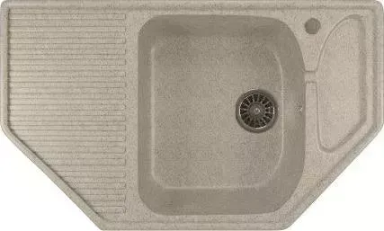 Мойка кухонная Mixline ML-GM24 серый (310)