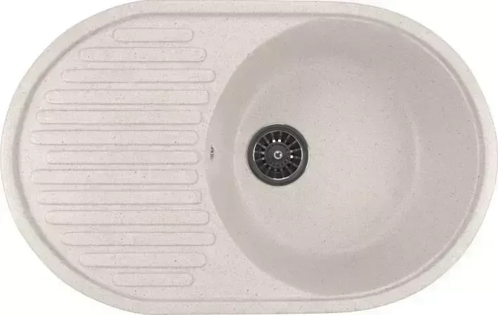 Мойка кухонная Mixline ML-GM16 белый (331) (525115)