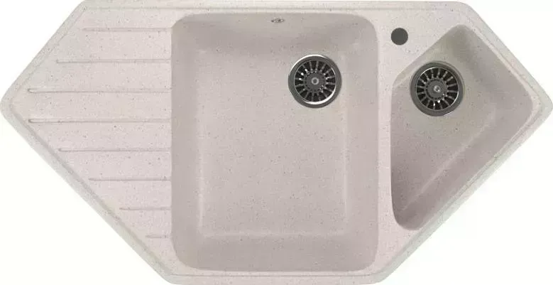 Мойка кухонная Mixline ML-GM25 белый (331)