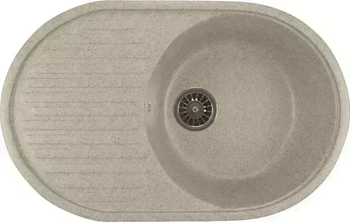 Мойка кухонная Mixline ML-GM16 серый (310) (525109)