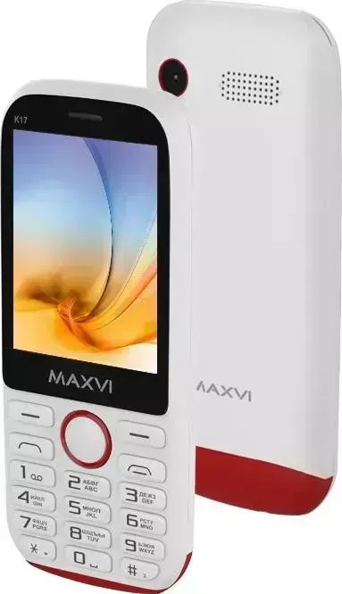 Смартфон MAXVI K17 WHITE/RED