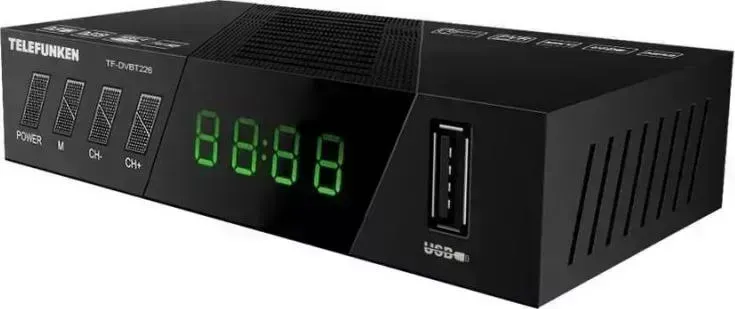 Ресивер цифровой TELEFUNKEN TF-DVBT226 черный