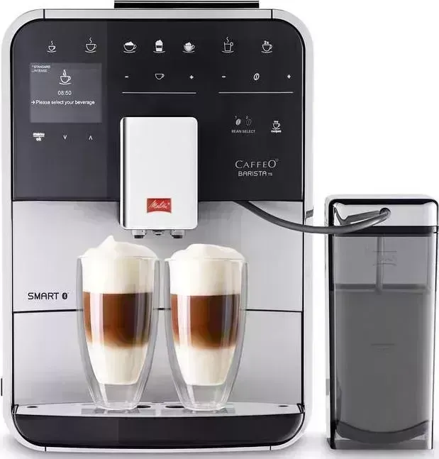 Кофемашина SMART Melitta Caffeo Barista TS серебристый/черный (F850-101)