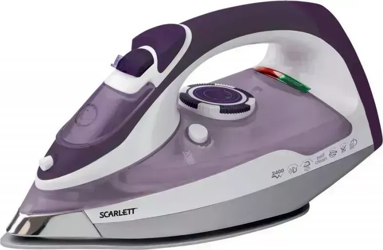 Утюг SCARLETT SC-1337S белый/фиолетовый