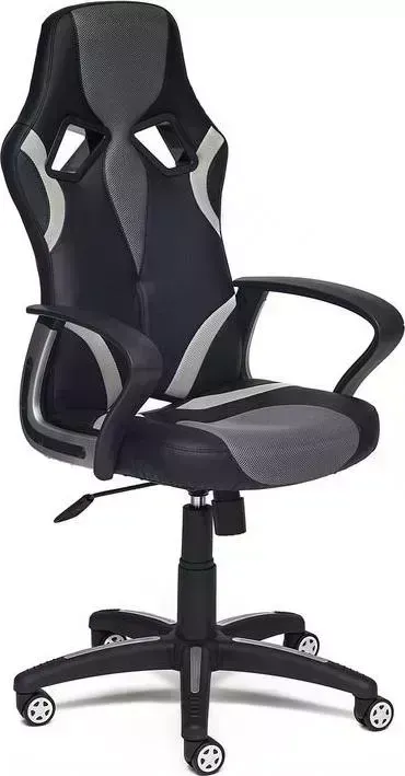 Кресло офисное TetChair Runner кож.зам/ткань черный/серый 36-6/tw12/tw-22