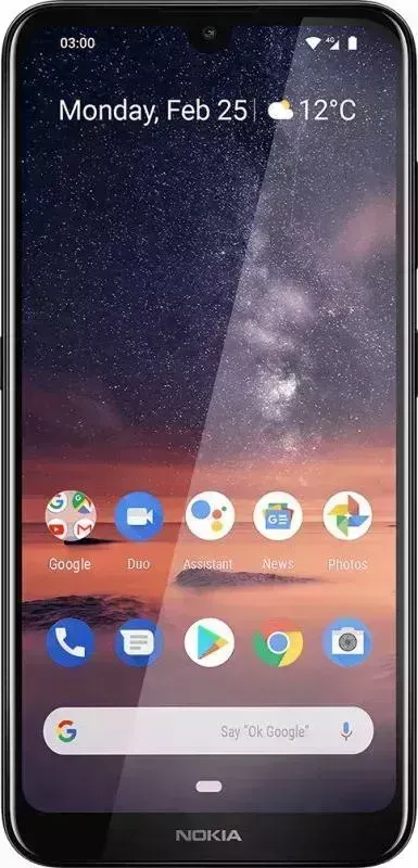 Смартфон NOKIA 3.2 DS 16Gb BLACK (TA-1156)