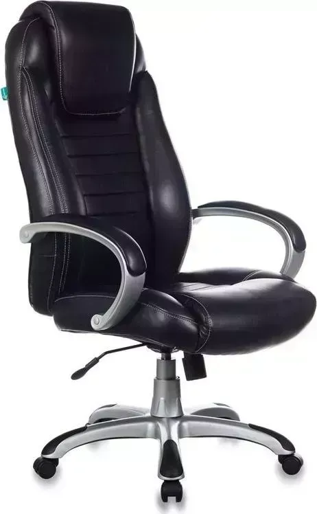 Кресло офисное БЮРОКРАТ T-9923/BLACK-PU черный NE-16 искусственная кожа