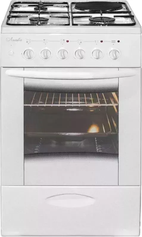 Плита газовая ЛЫСЬВА ЭГ 1/3г14 М2С-2у белый (без крышки)
