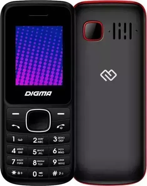 Смартфон DIGMA LINX A170 черный/красный
