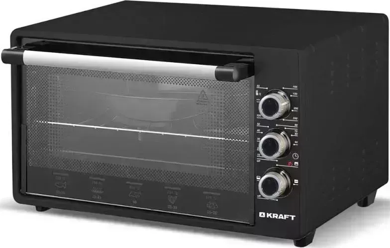 Мини-печь KRAFT KF-MO 3201 BL черный
