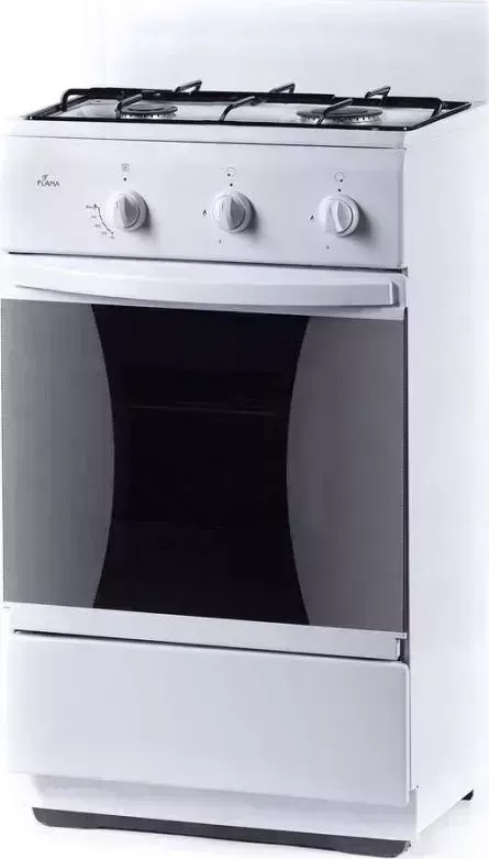 Плита газовая FLAMA CG 32010 W белый (без крышки)
